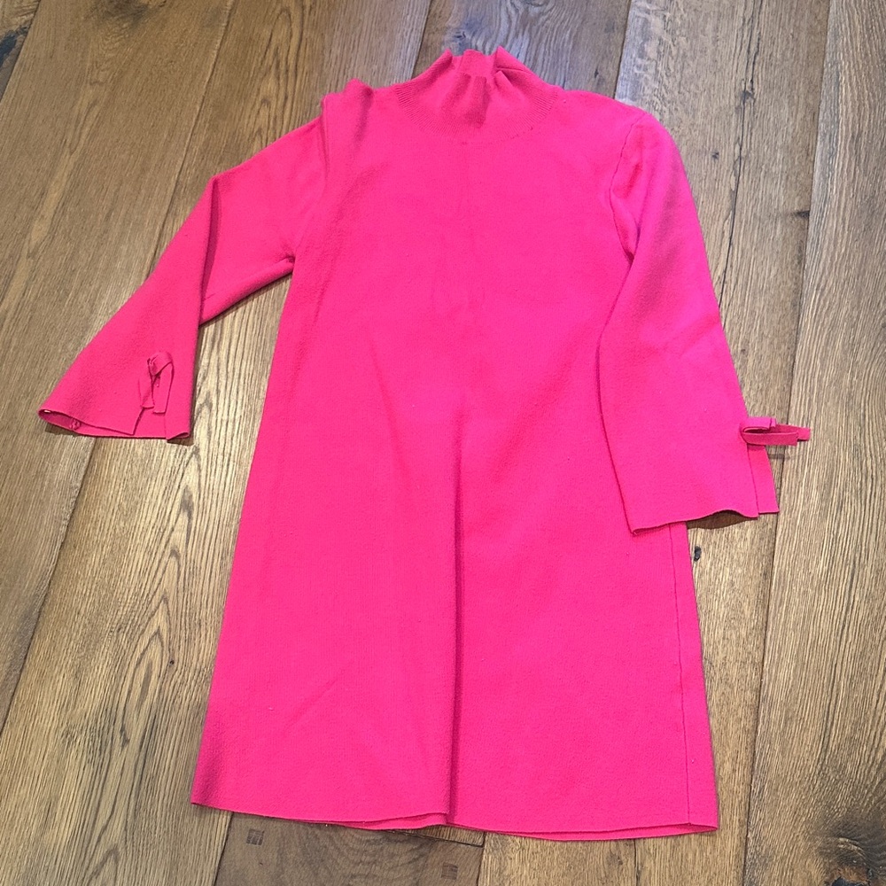 Zara Fuchsia Long Sleeve Dress